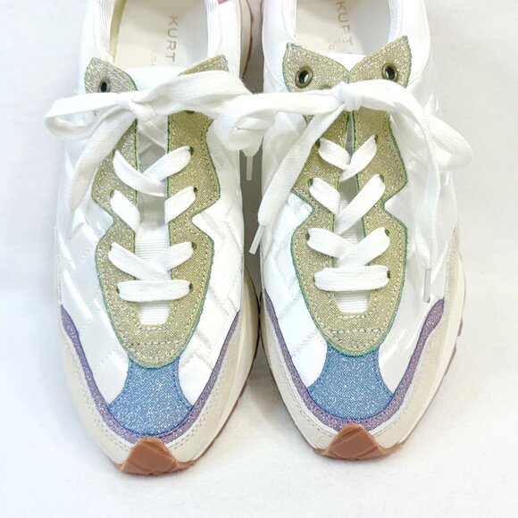 Kurt Geiger London Quilted Leather/Nylon Sneaker - New Condition - Size 39 - Picture 6 of 15